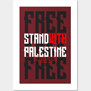 Free Free Palestine - Stand with Palestine Posters and Art